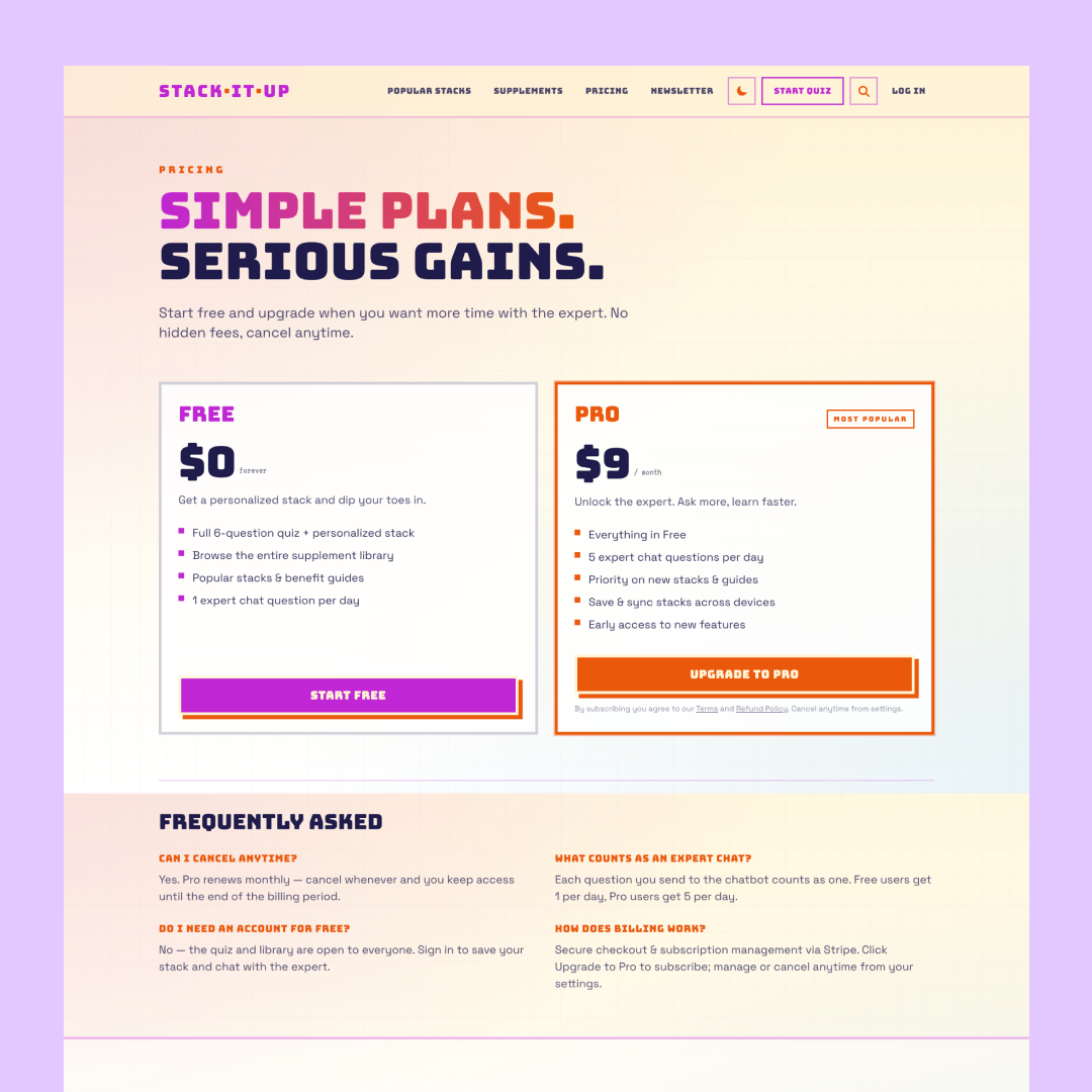 Pro project preview